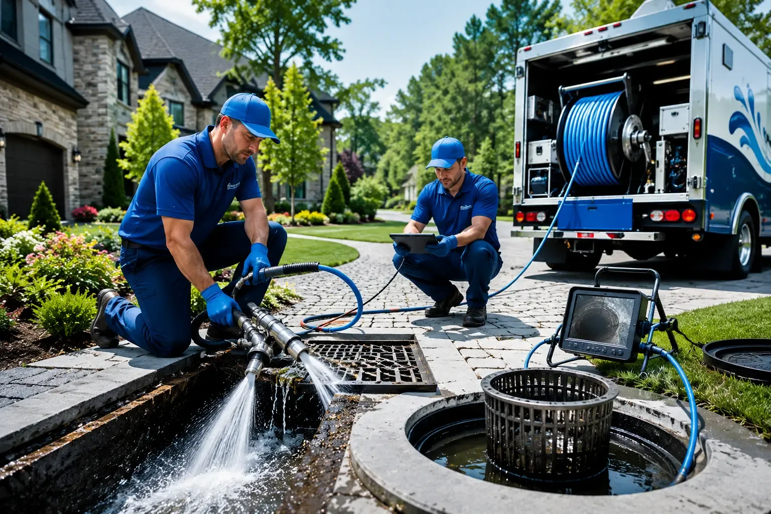 Local outdoor drain cleaning professionals in New Hudson, MI